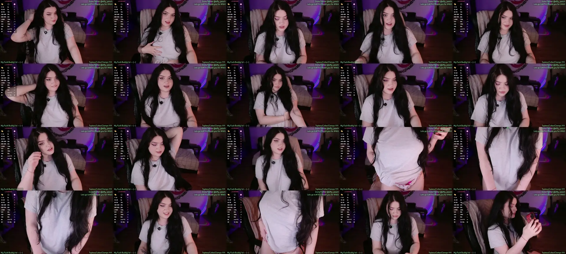 Effy_peach photo contact sheet