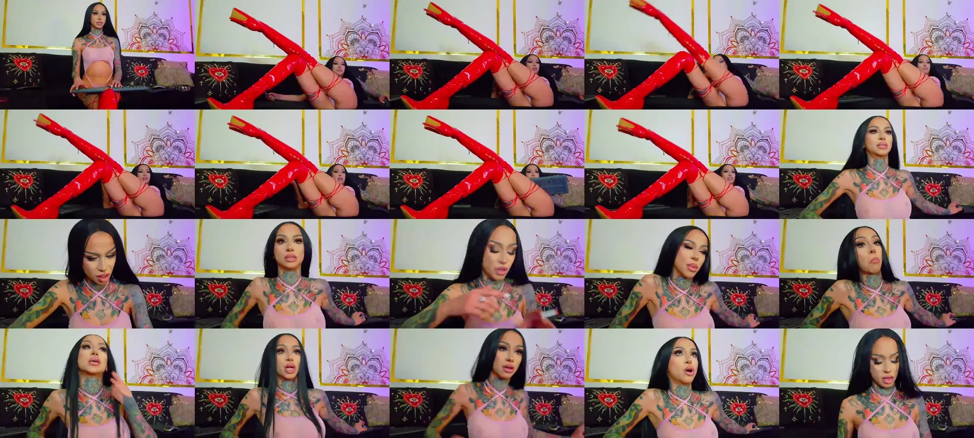 EllyaBlack photo contact sheet