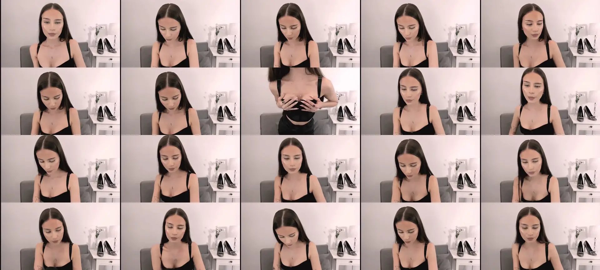 EmilyAngelic photo contact sheet