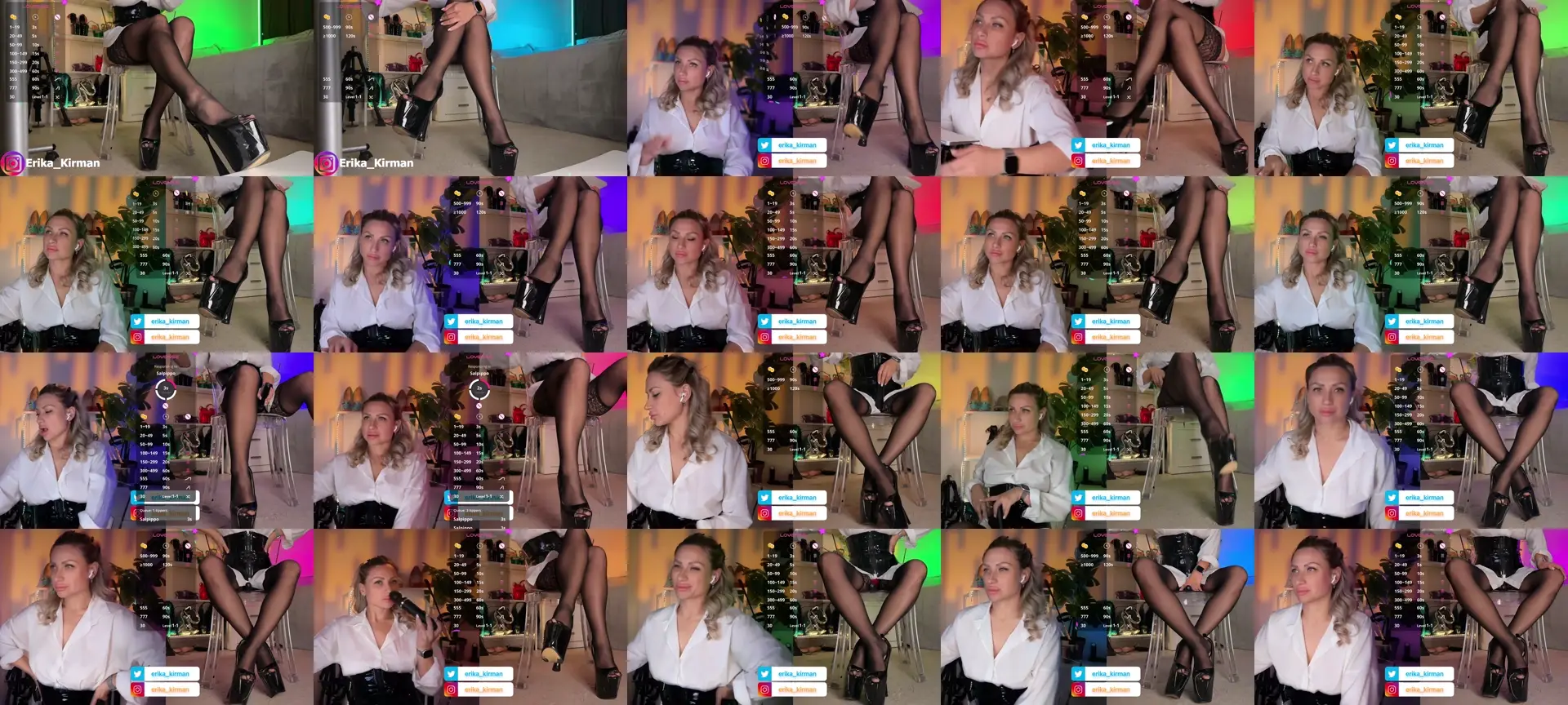 ErikaK photo contact sheet