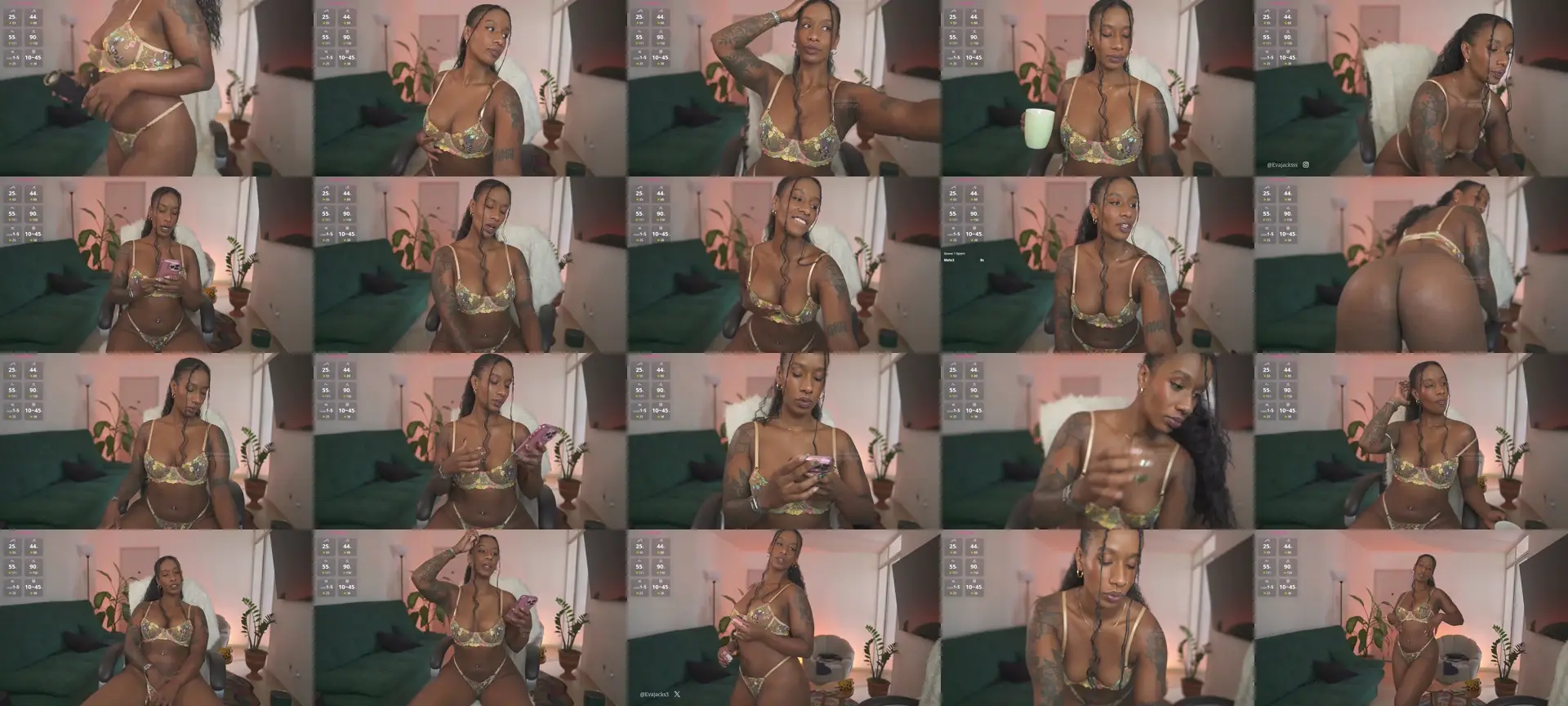 Evajacksn photo contact sheet