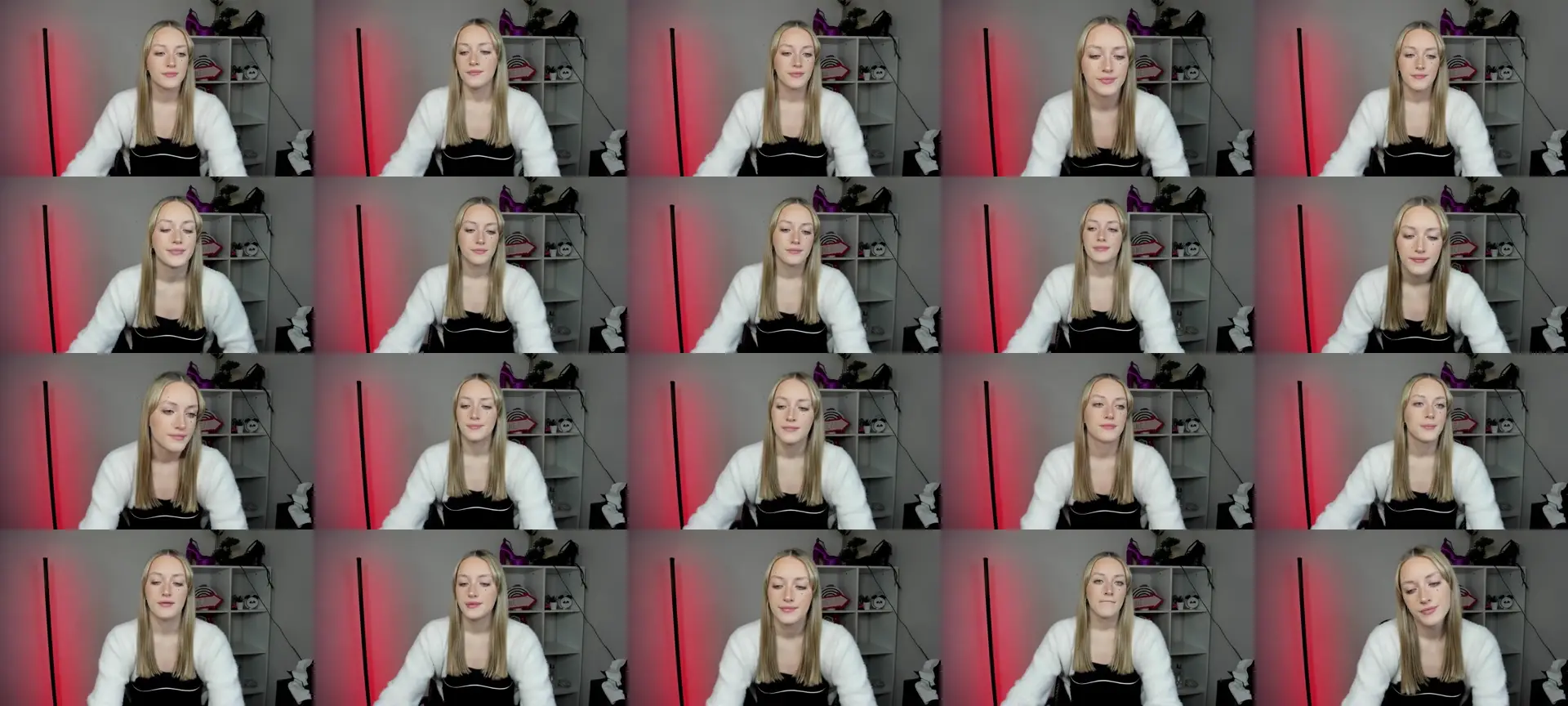 EvelynBlond photo contact sheet