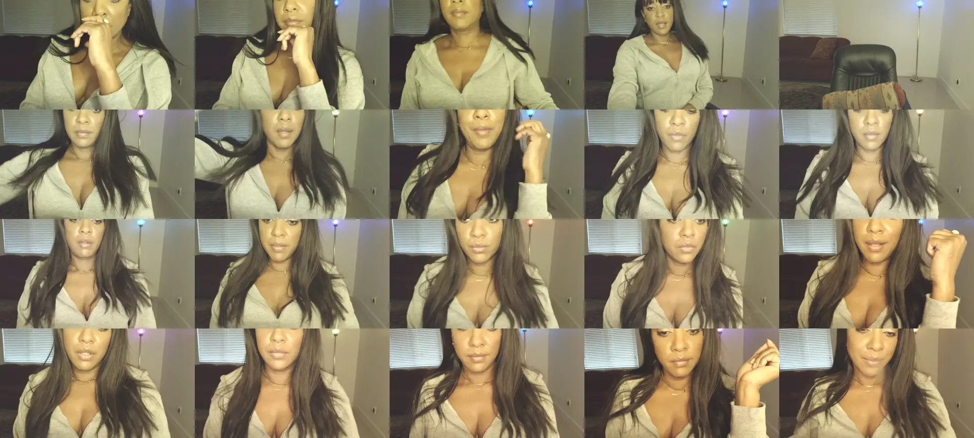 GoddessXandra photo contact sheet