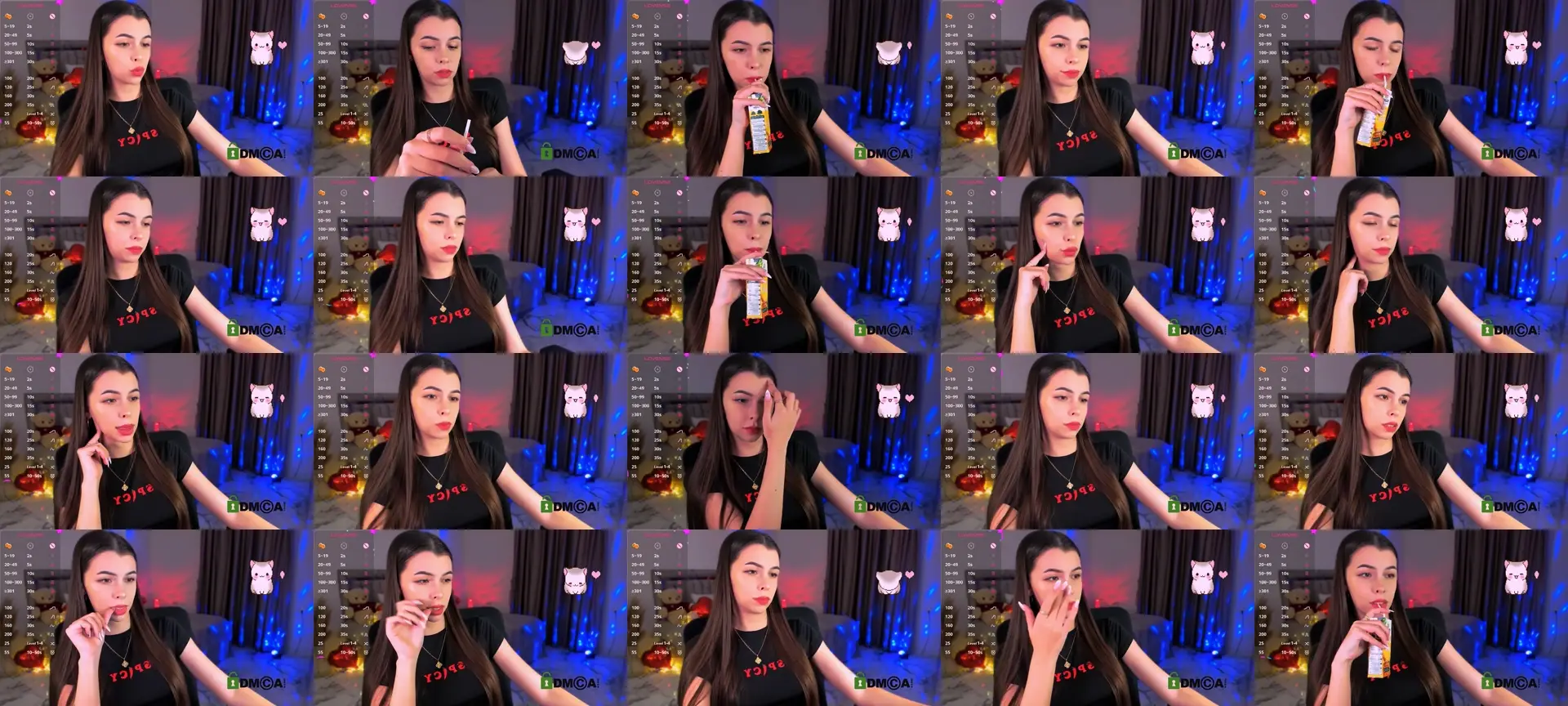 Heileymeow photo contact sheet