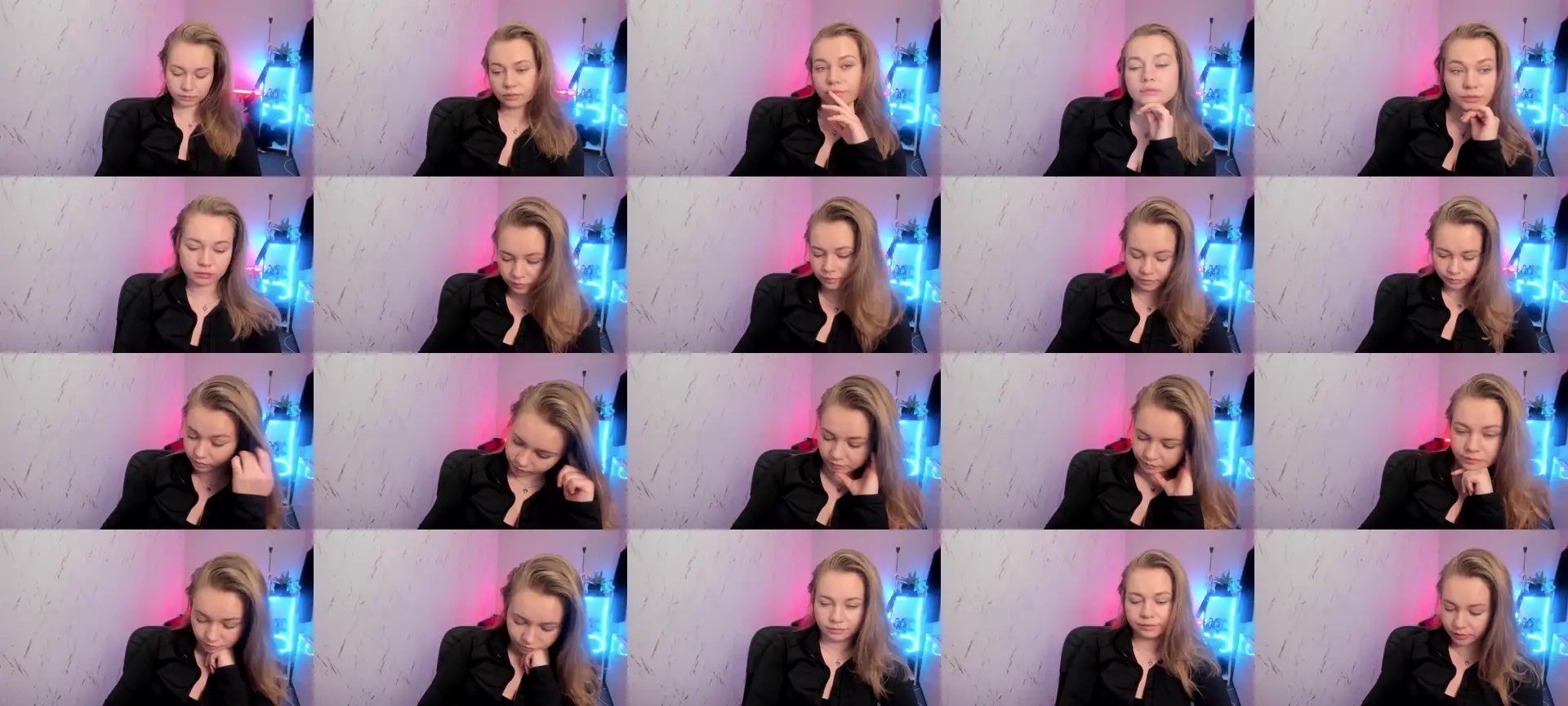 Holly_XXX photo contact sheet