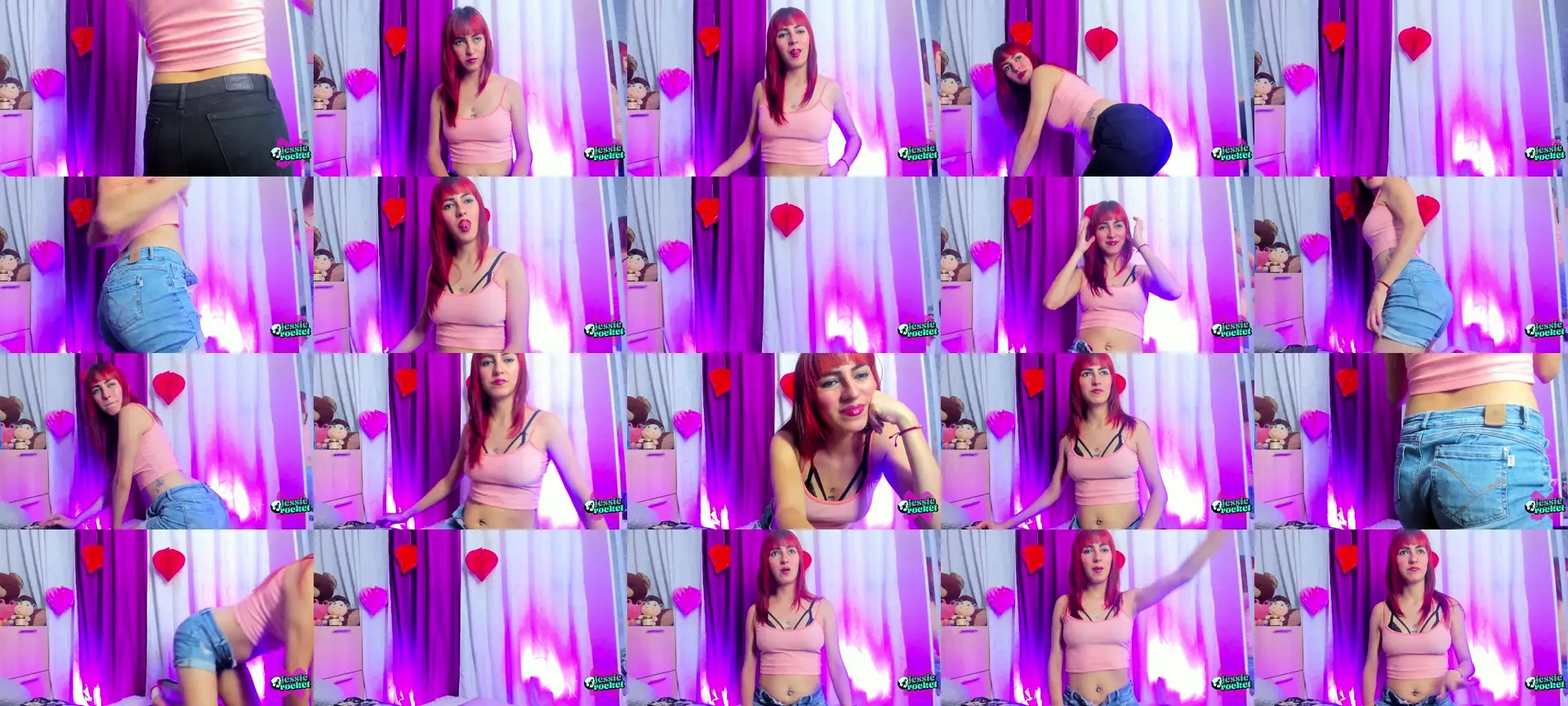 Jessierocketx photo contact sheet