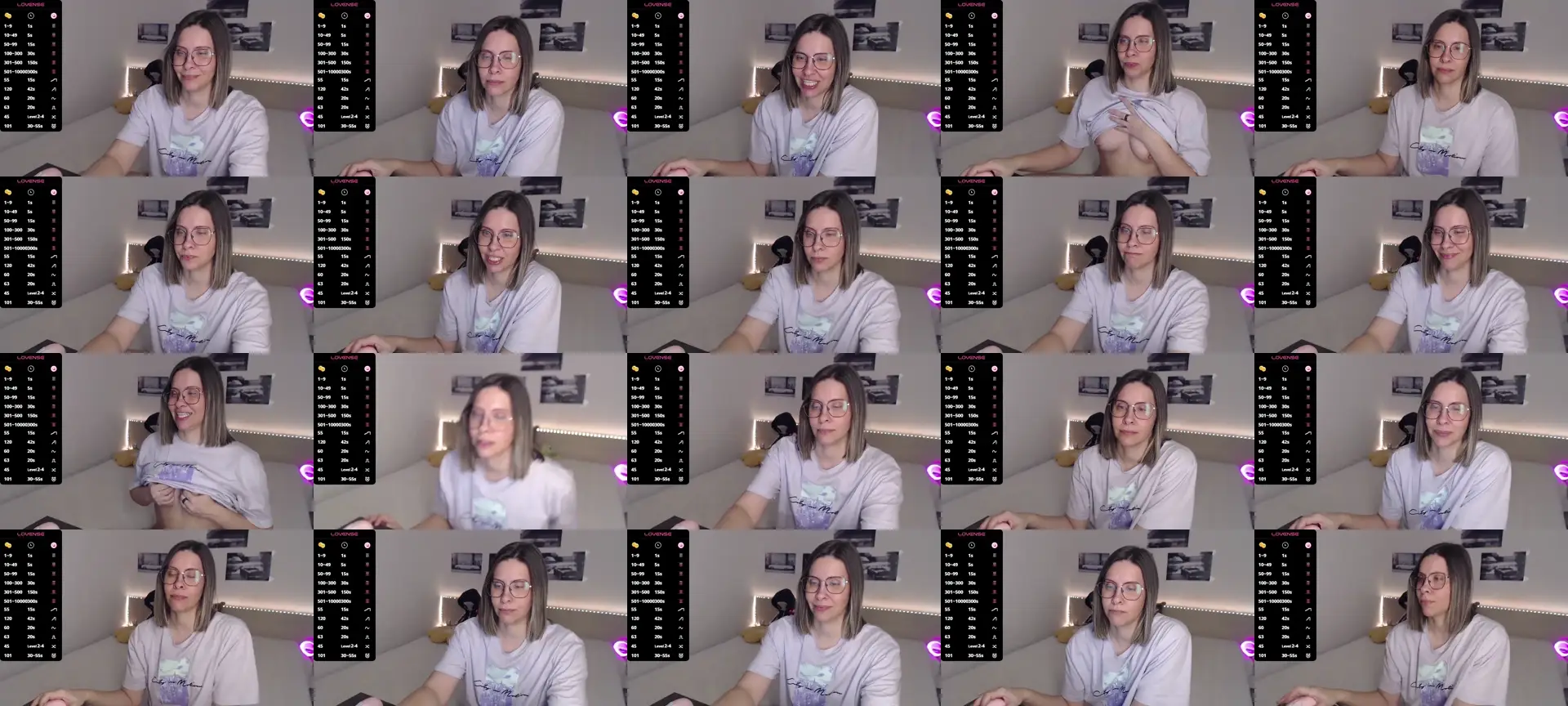 JustMeXY7 photo contact sheet