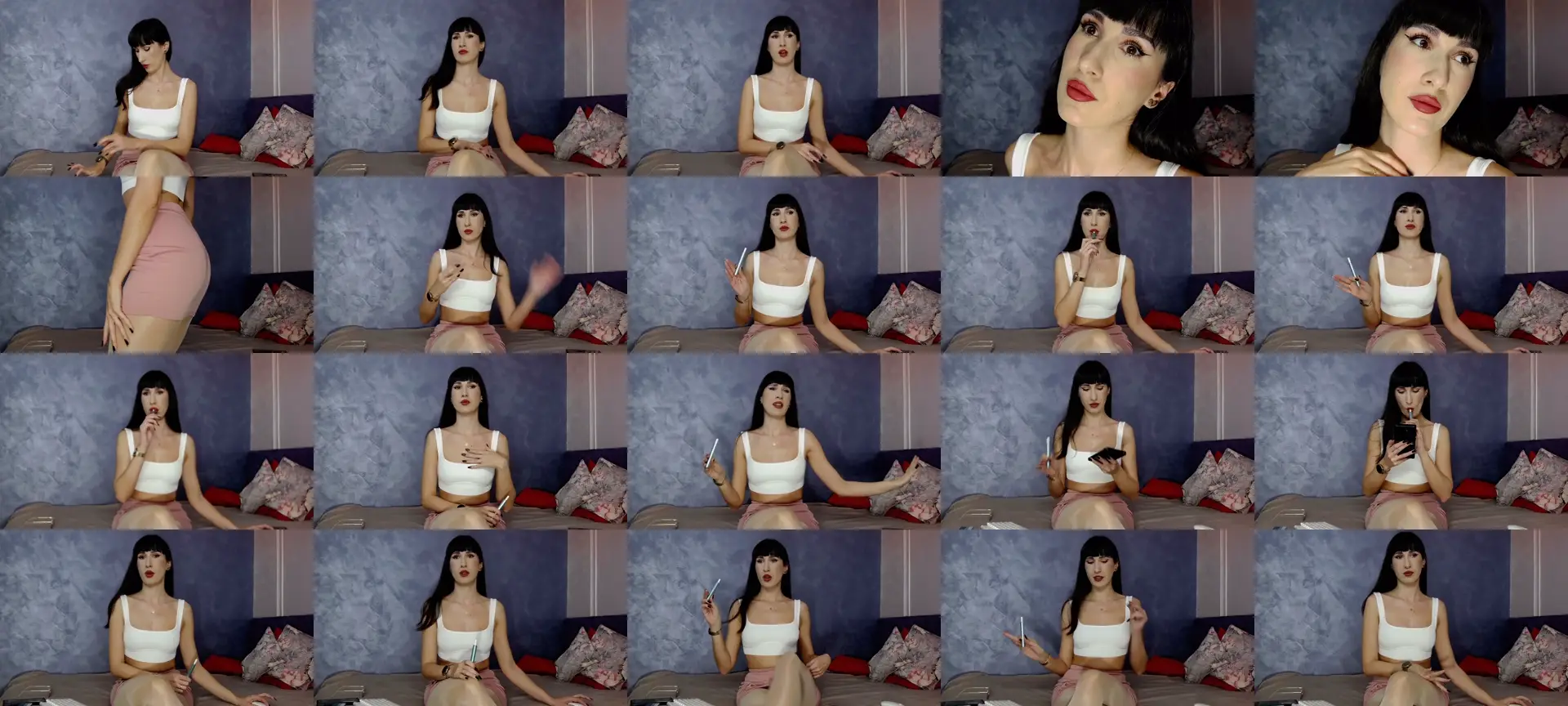 KathySpice photo contact sheet
