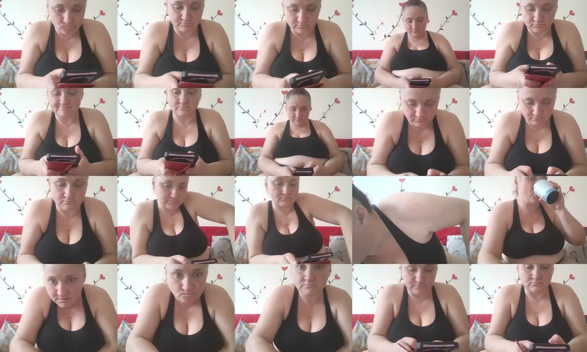 LaraXXX33 photo contact sheet