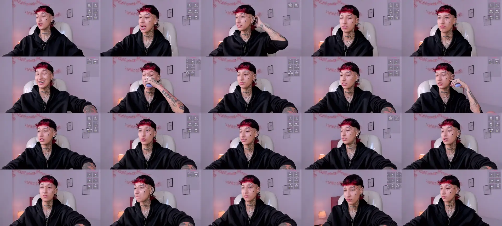 Lucirose photo contact sheet