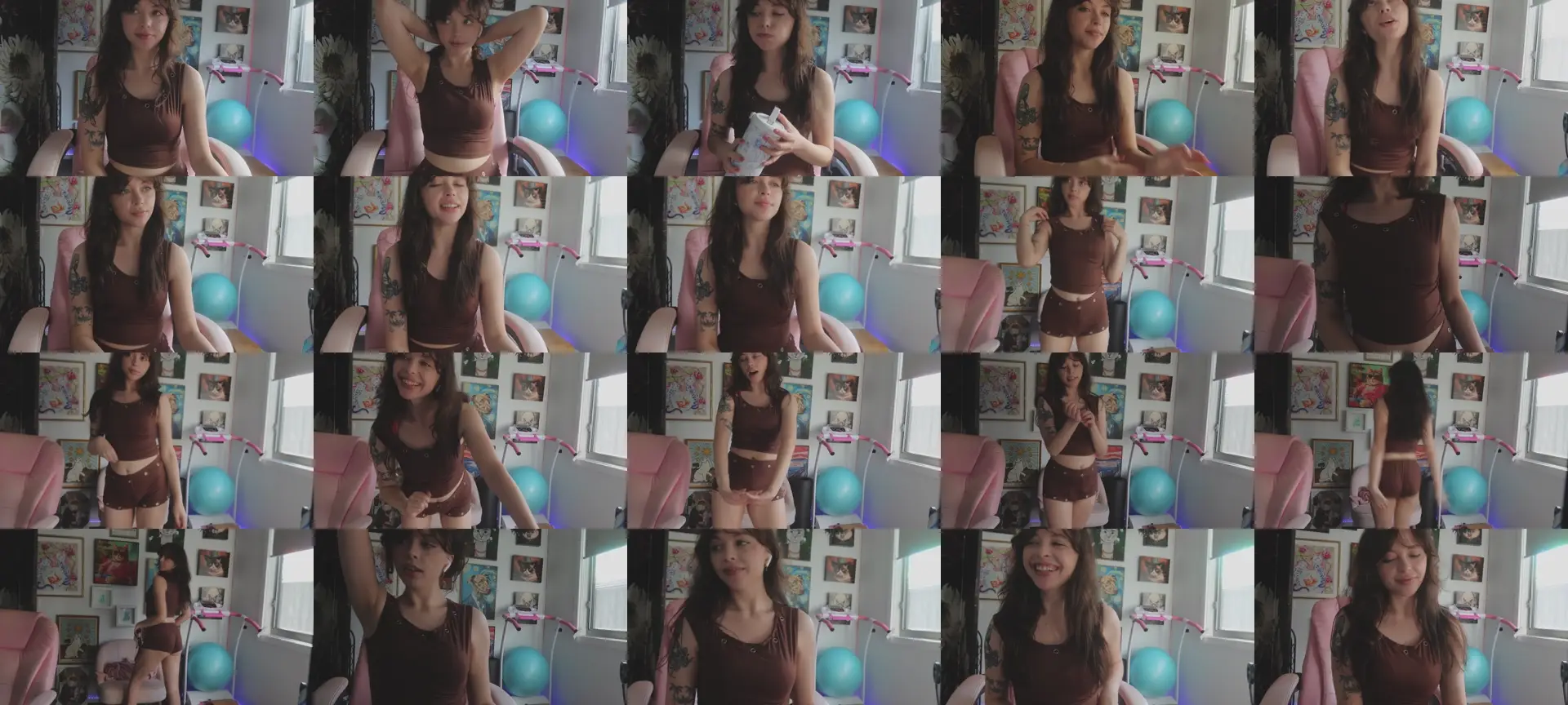 Makiyahbelle photo contact sheet