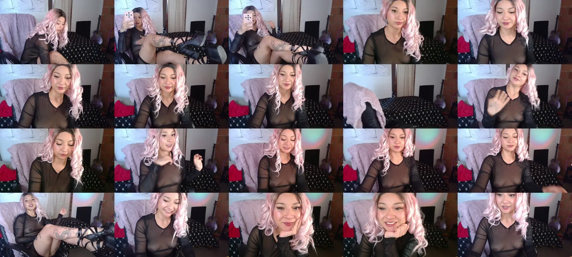 Mariajuana photo contact sheet