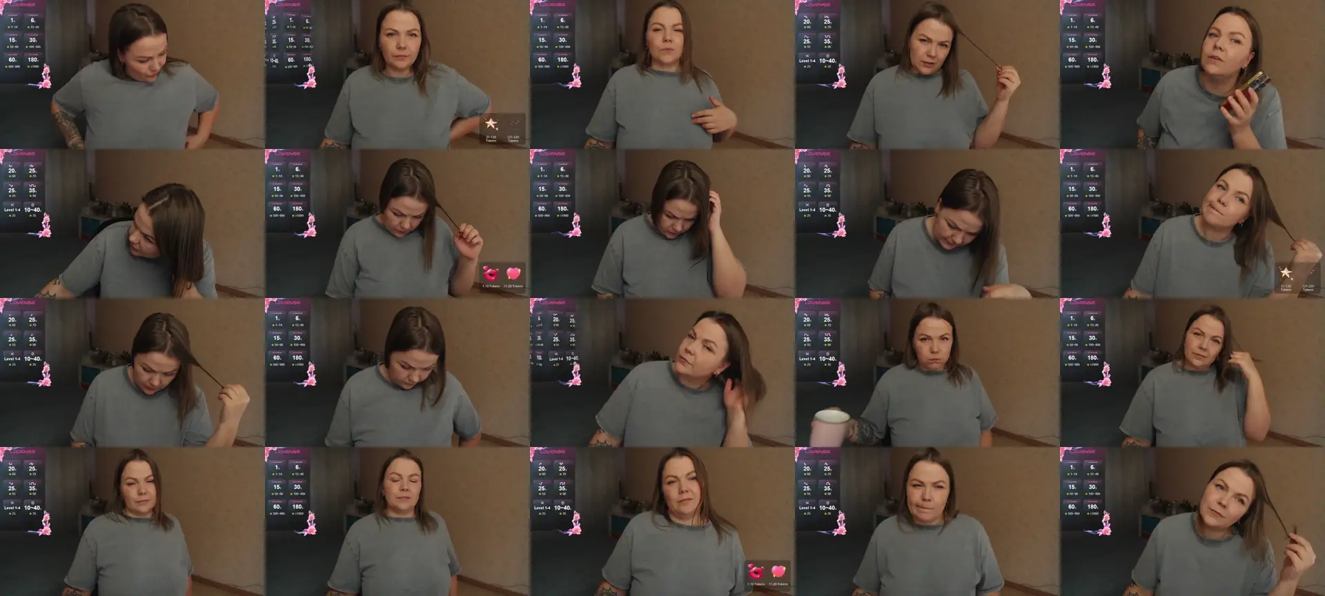 MaryMarmalade photo contact sheet