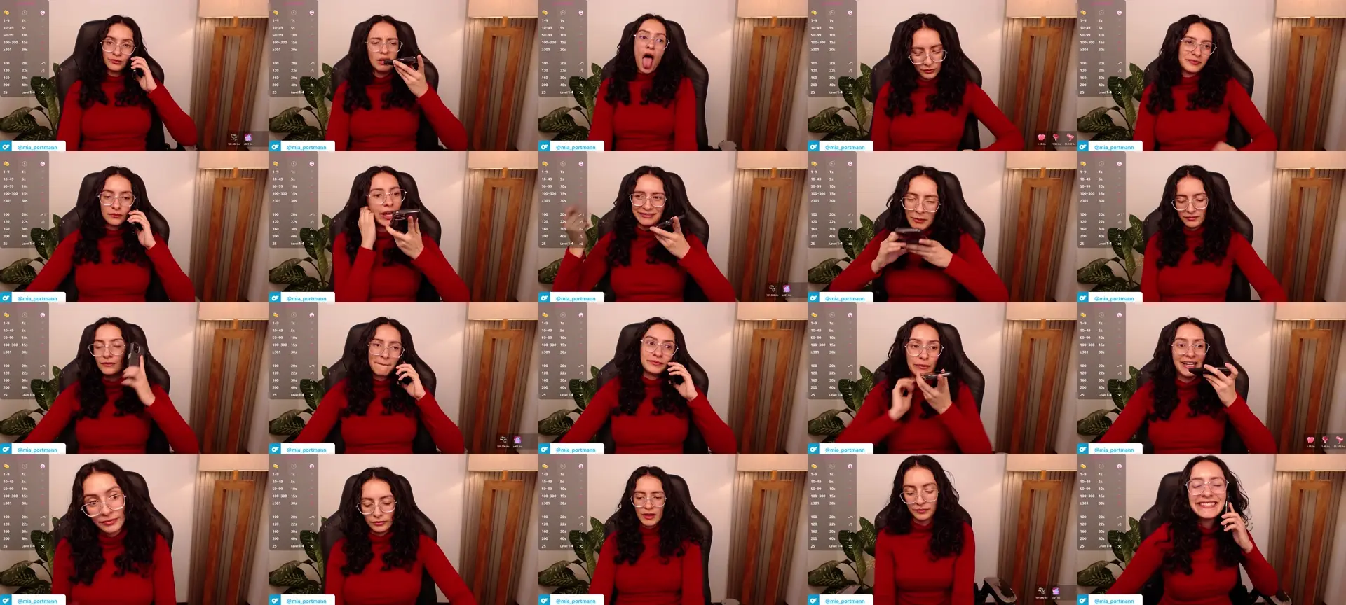 MiaportmanX photo contact sheet