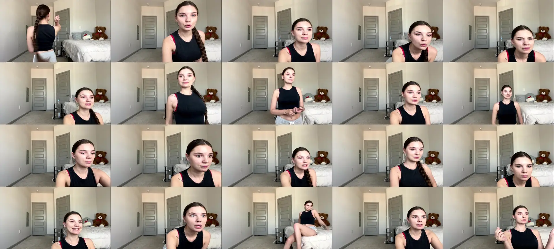 MiaSunBaby photo contact sheet