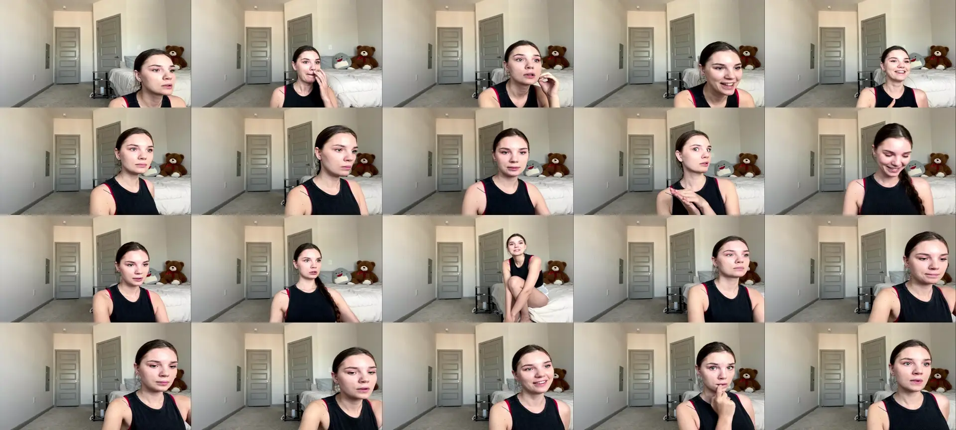 MiaSunBaby photo contact sheet