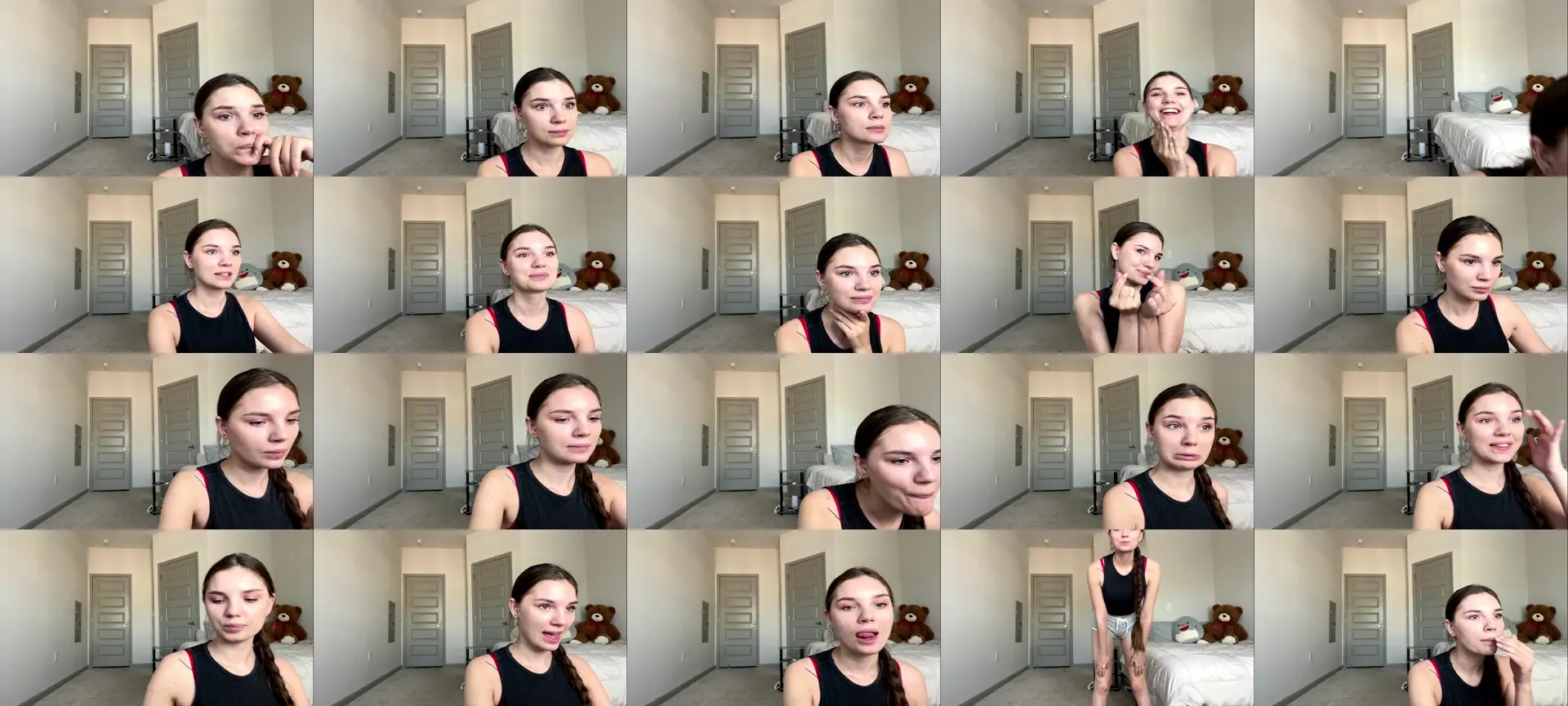 MiaSunBaby photo contact sheet