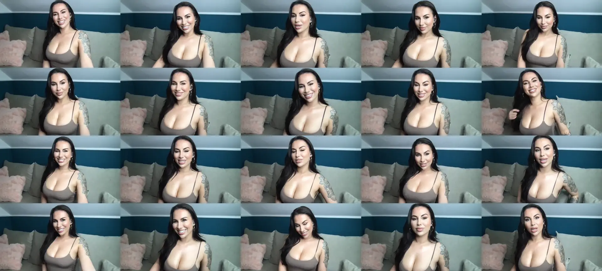 MindyLive photo contact sheet