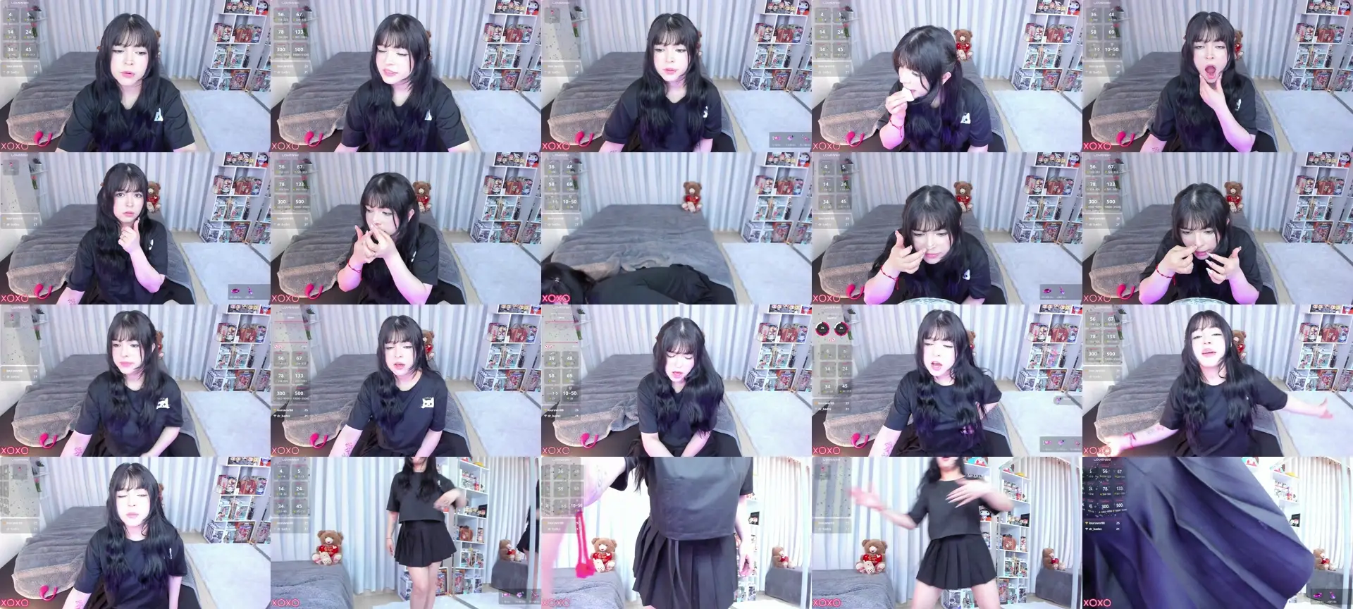 Misshoneyxx photo contact sheet