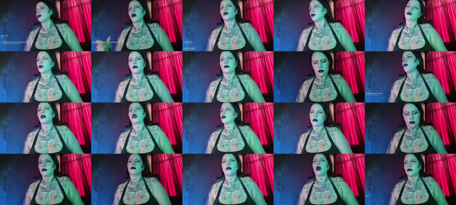 MistressOliv photo contact sheet