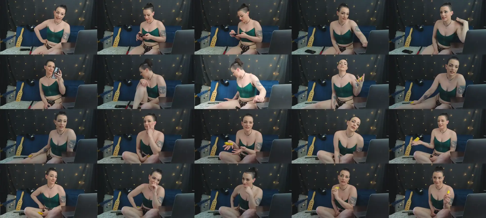 MistressQuynn photo contact sheet