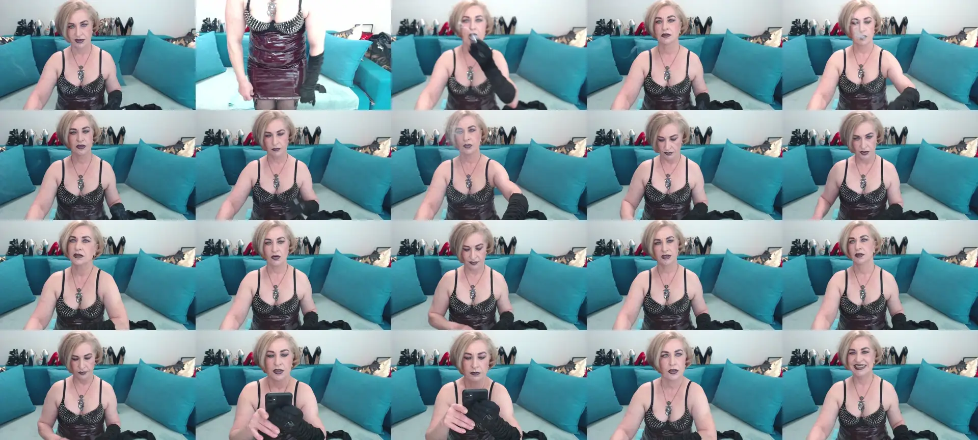 NadiaFemDom photo contact sheet