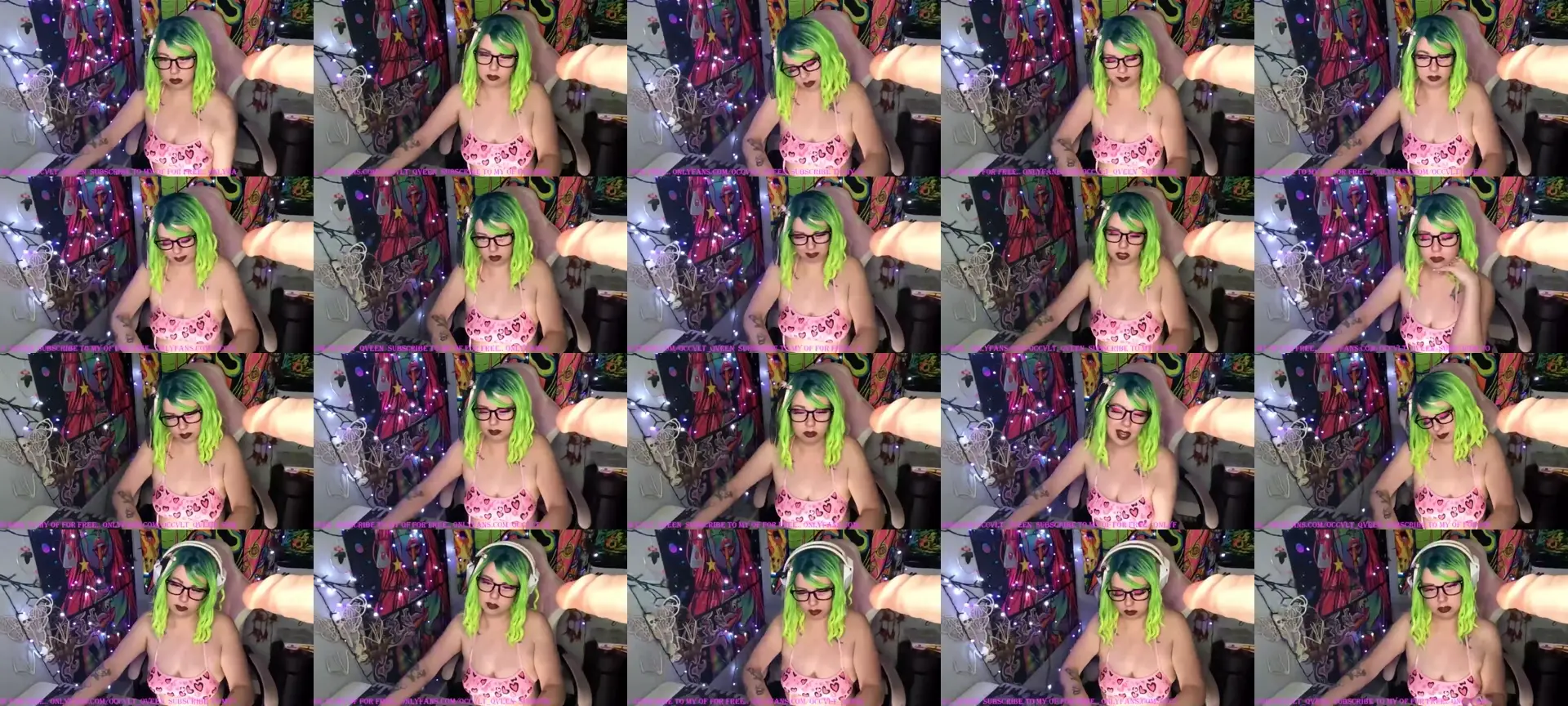 Occvlt_qveen photo contact sheet