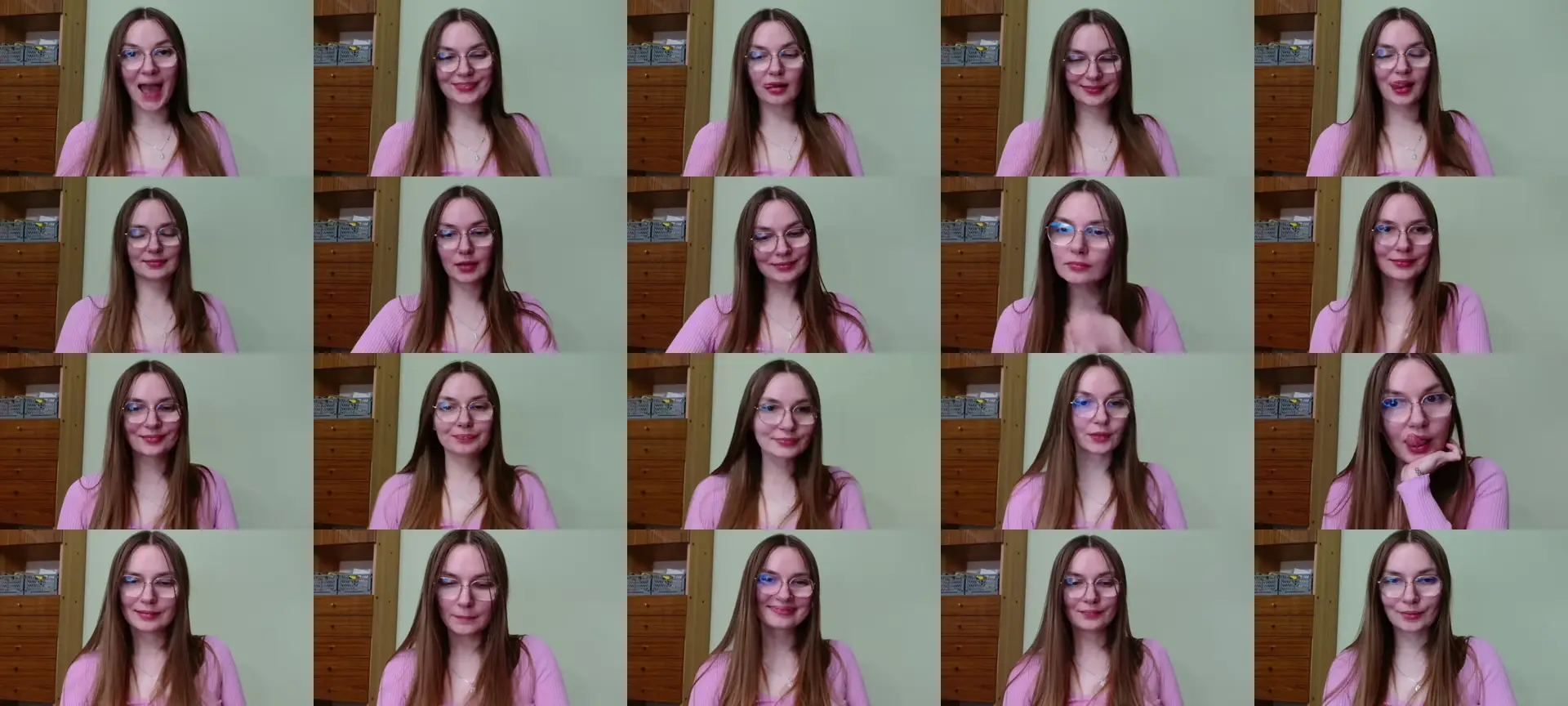 PERFECTelly photo contact sheet