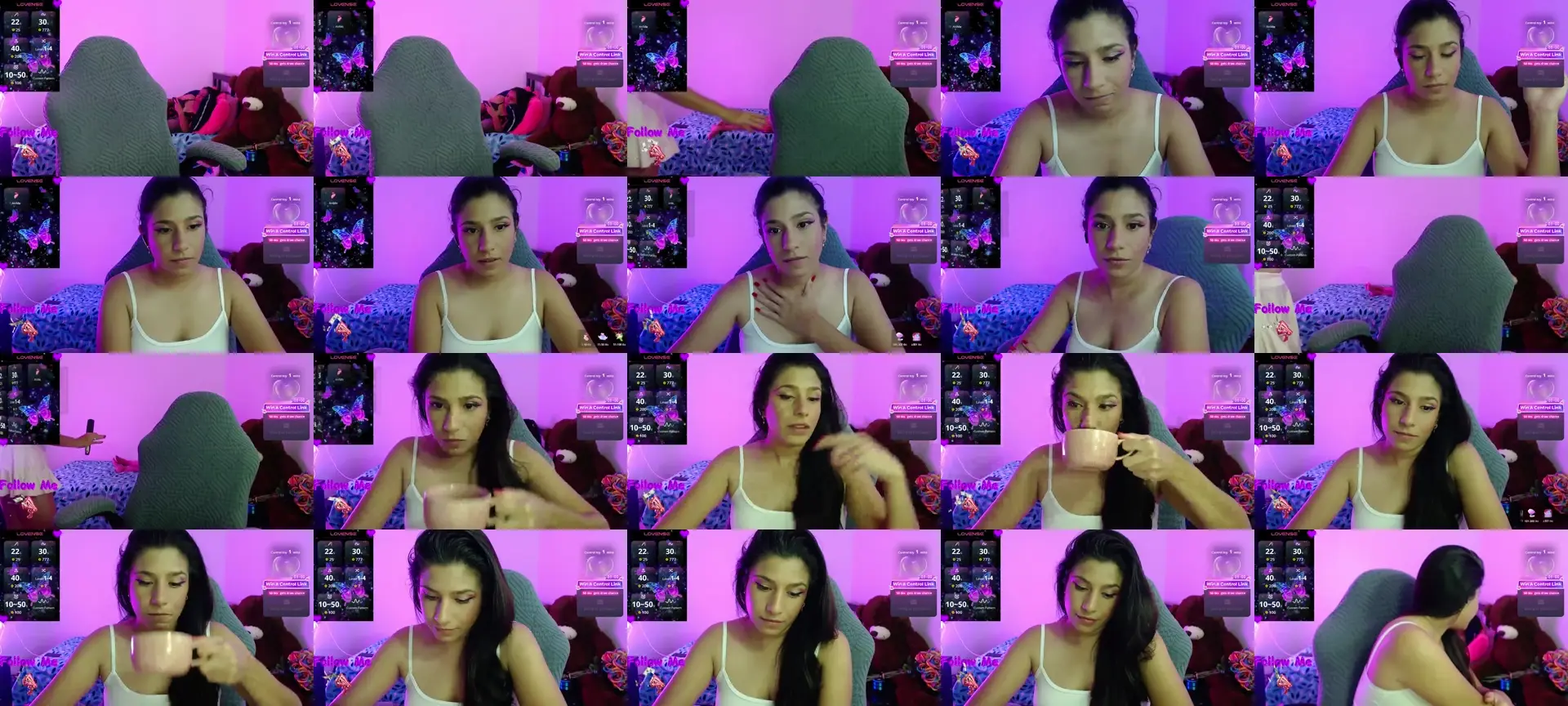 Prettyfriends photo contact sheet