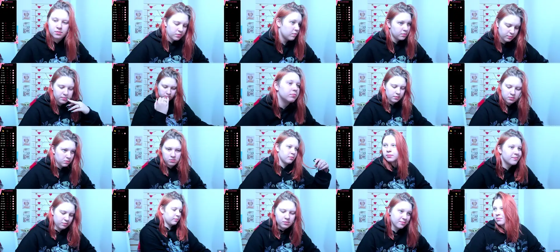 RedLuna photo contact sheet