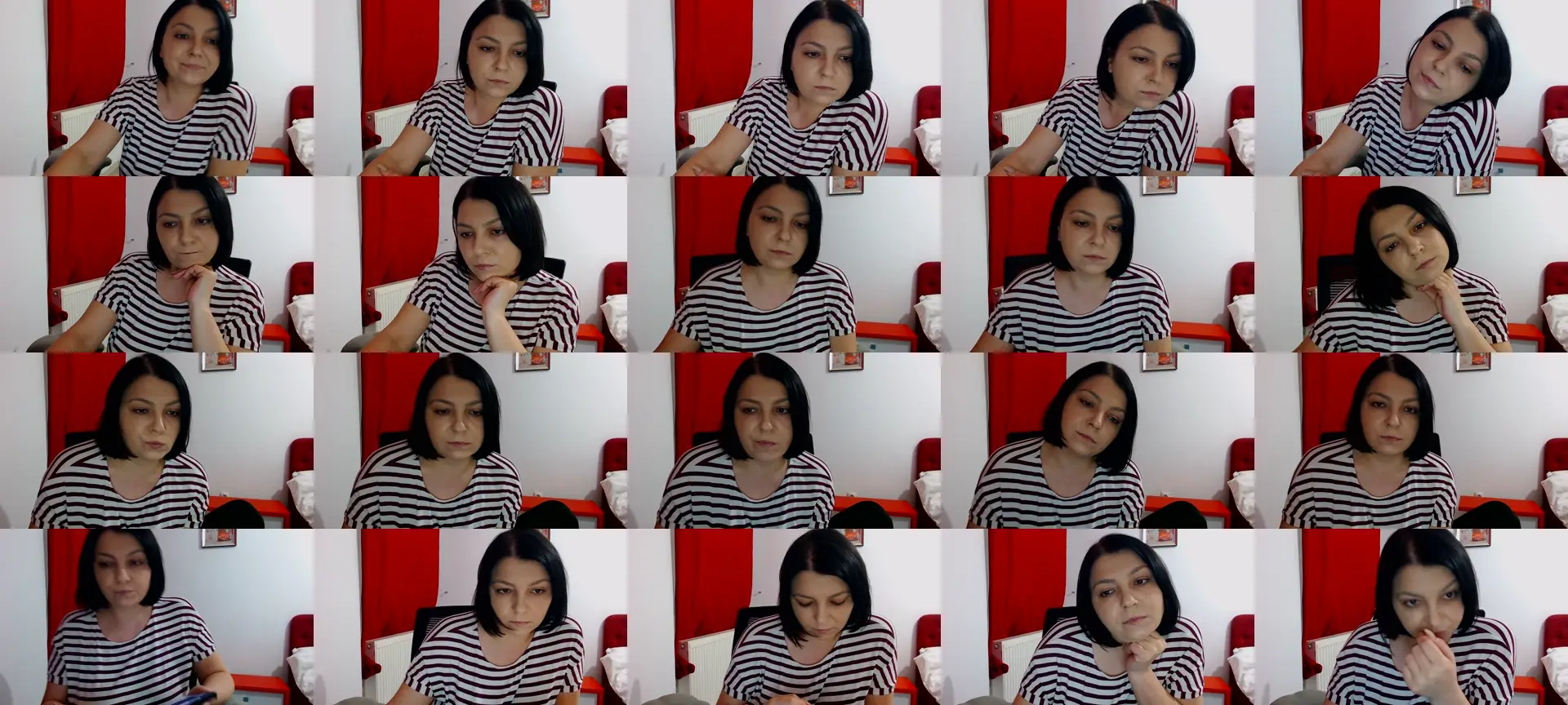 S3xy_Brun3tt photo contact sheet