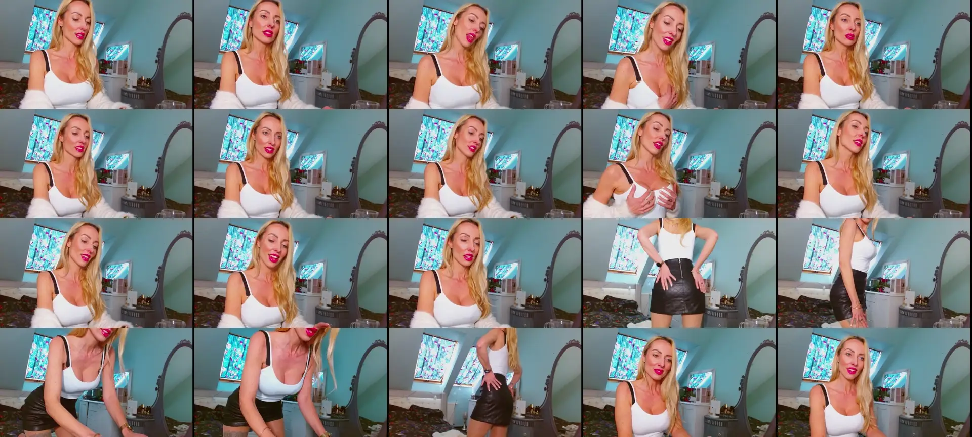 SexyEmila photo contact sheet