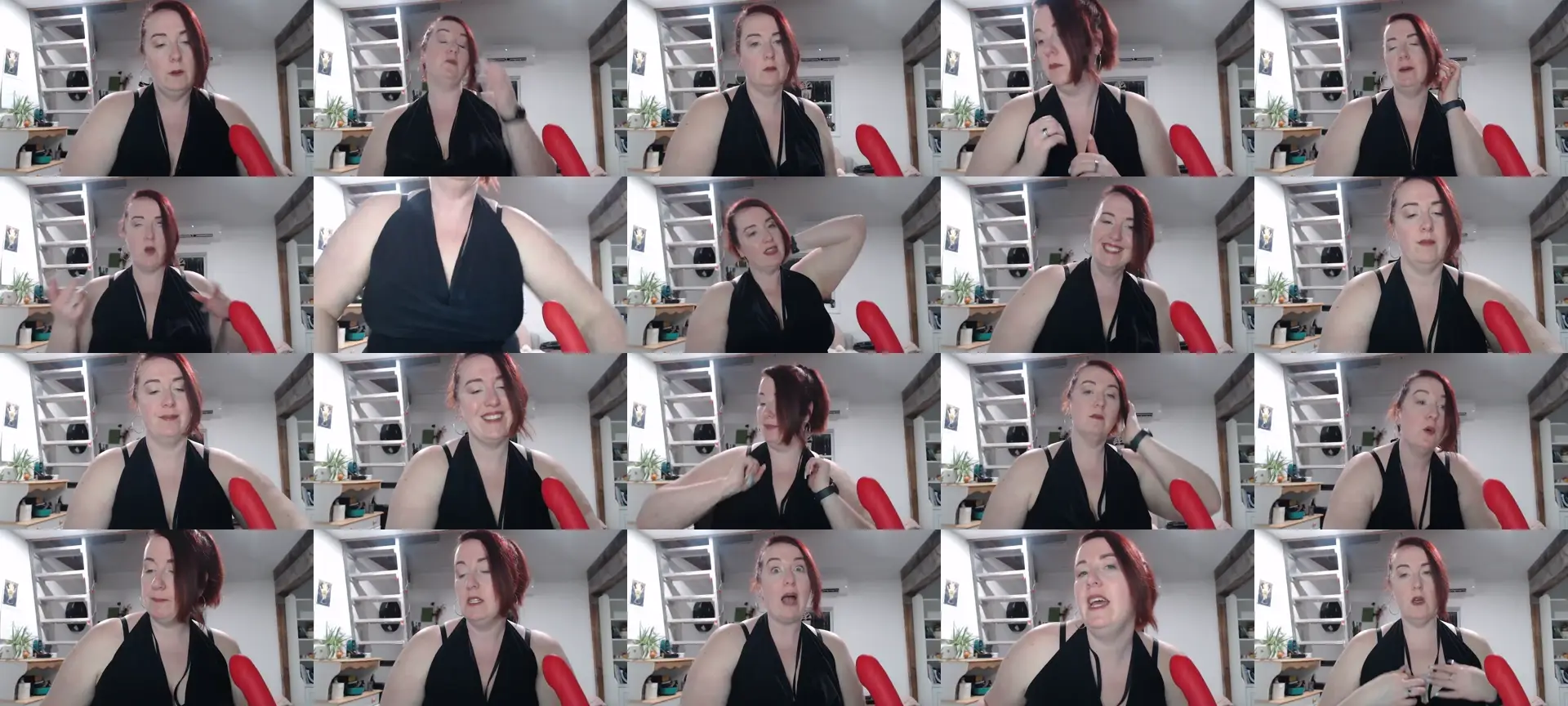 Sexyred4U69 photo contact sheet