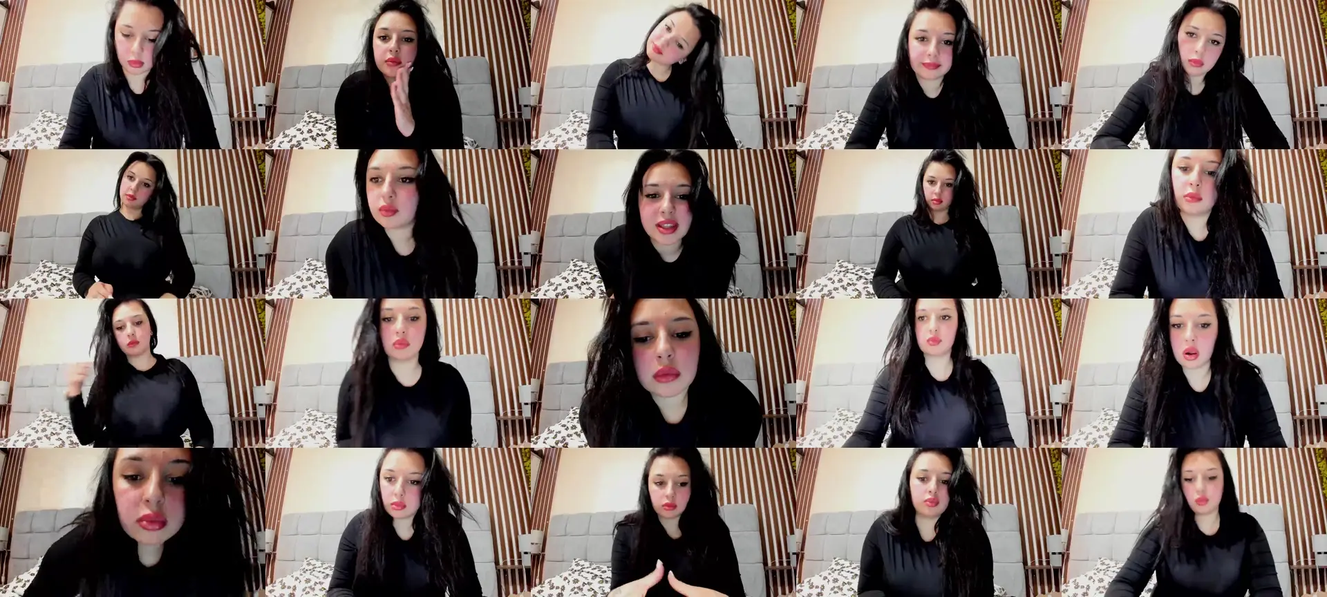 SweetMia photo contact sheet