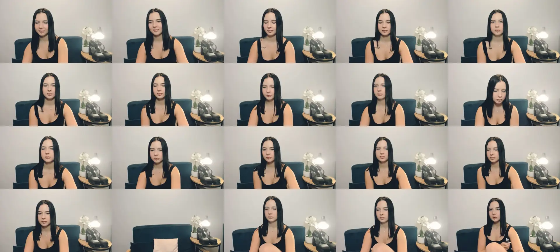 TaliaNatural photo contact sheet