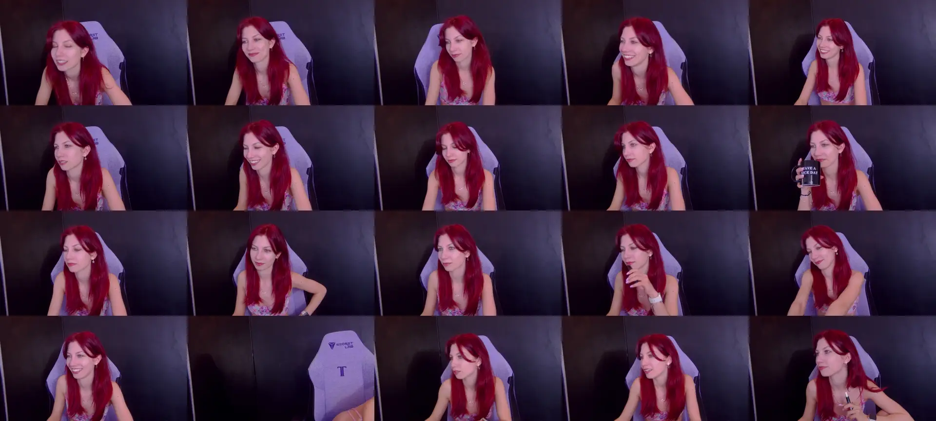 Yasemina photo contact sheet