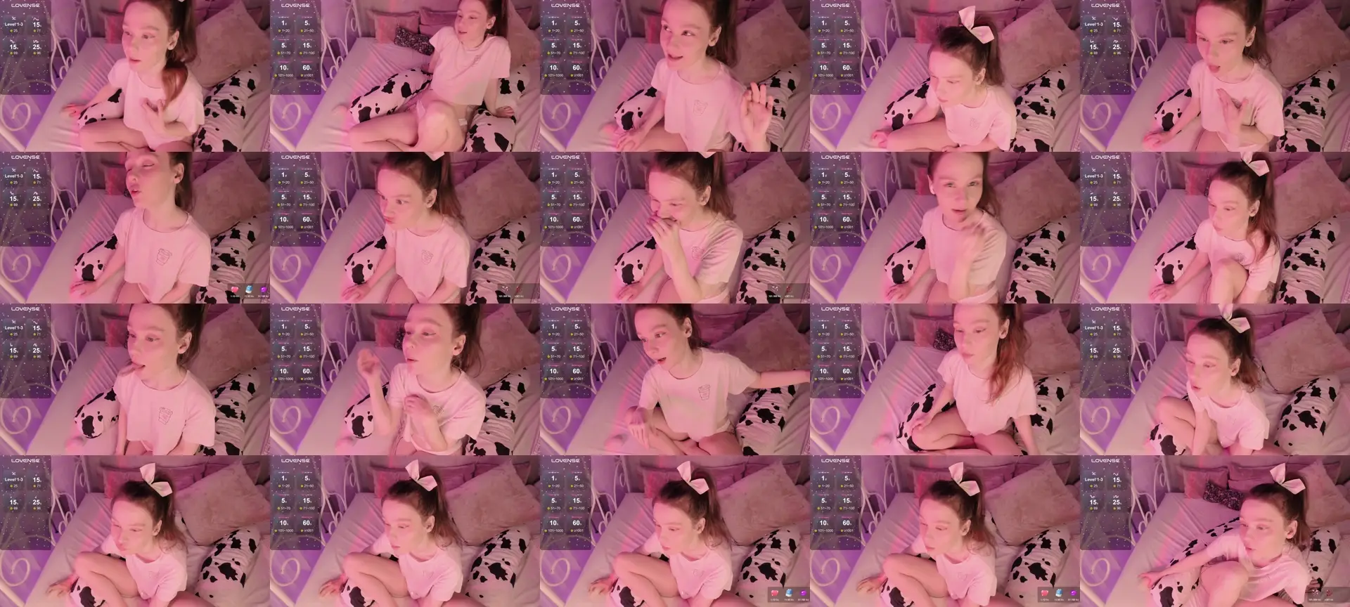 AliceKinkyGir photo contact sheet