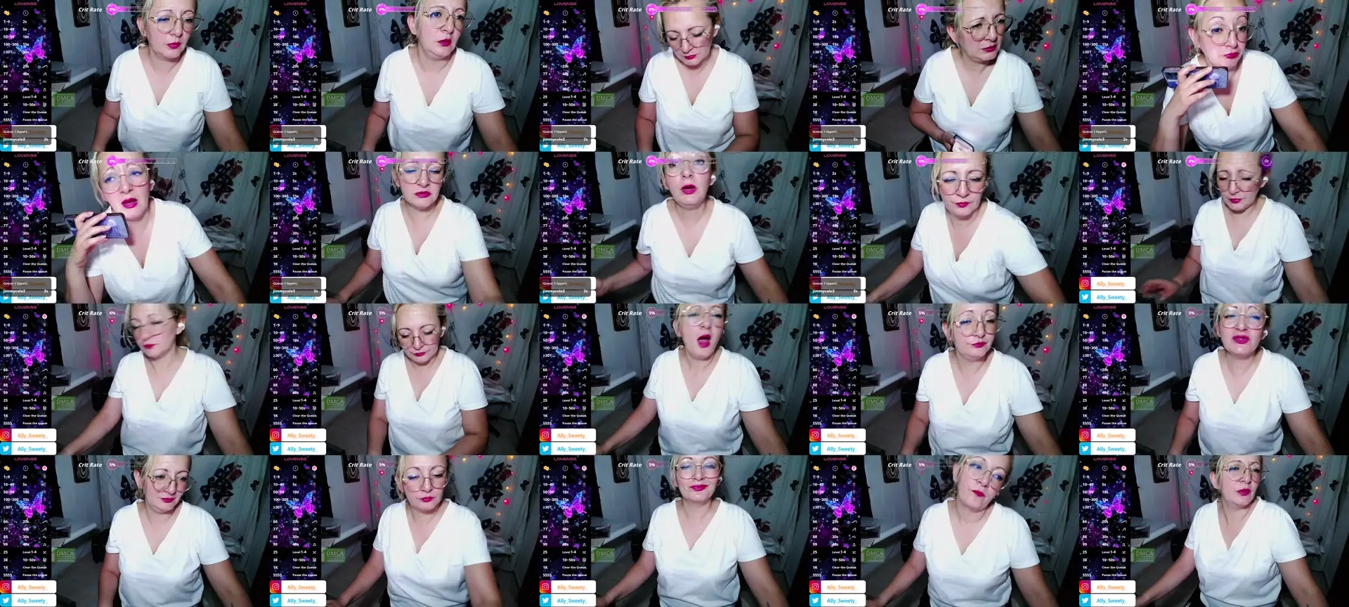 Ally_sweety_ photo contact sheet