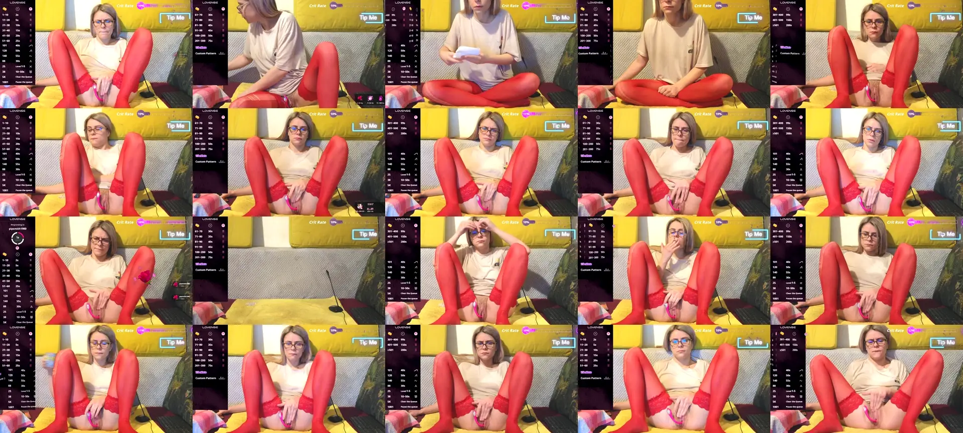 Ana_squirt69 photo contact sheet