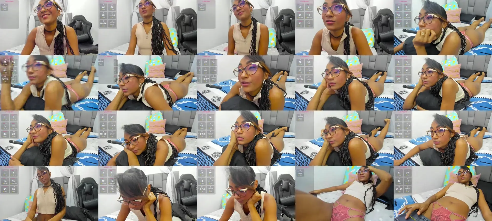 Angelinamp photo contact sheet