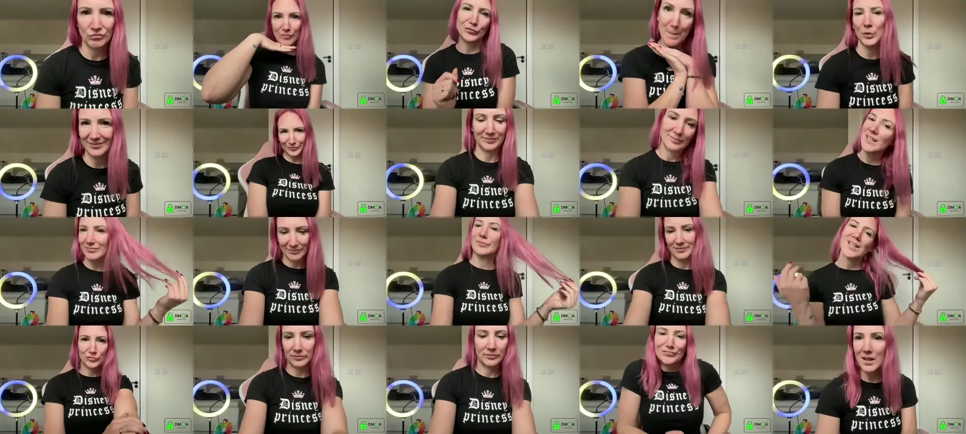 Bellanoirxx photo contact sheet