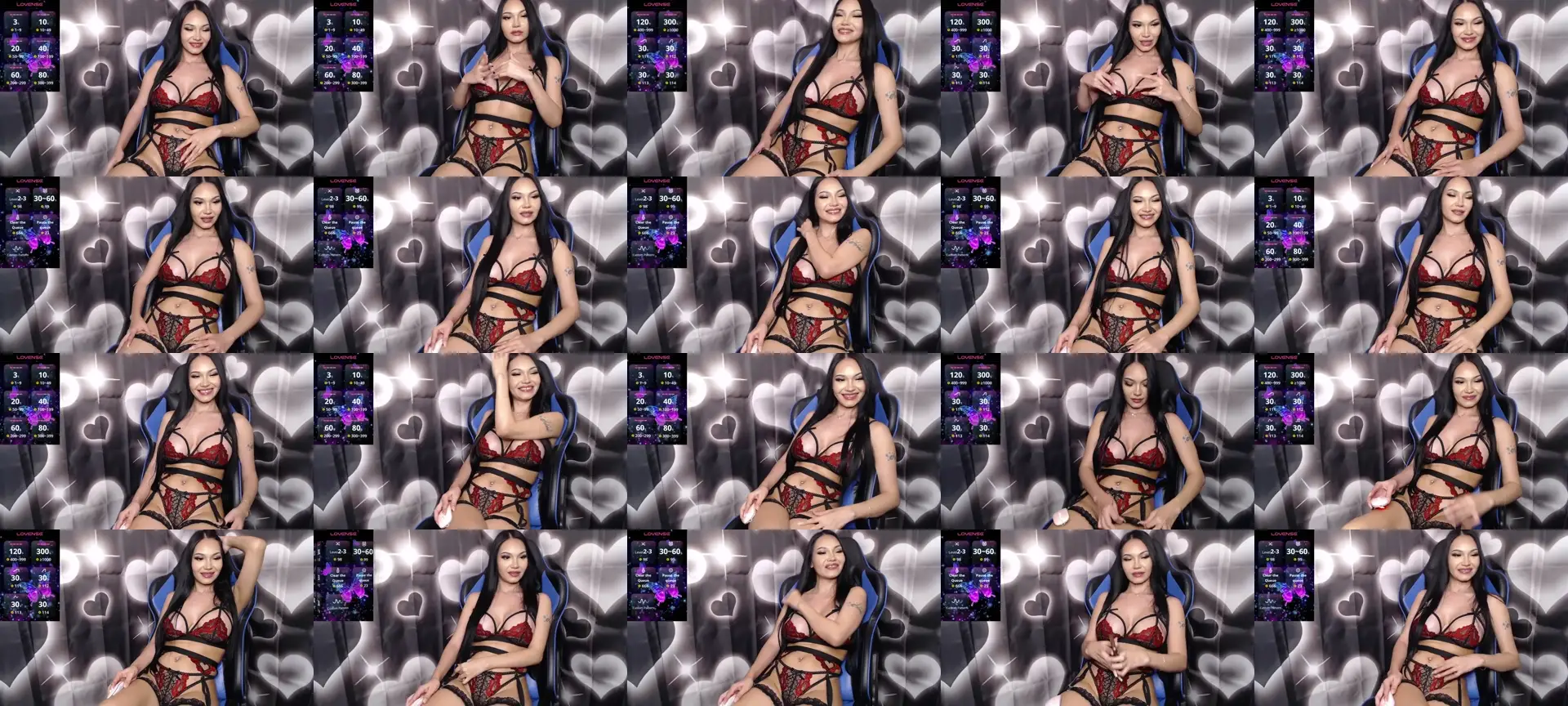 Candyybae photo contact sheet