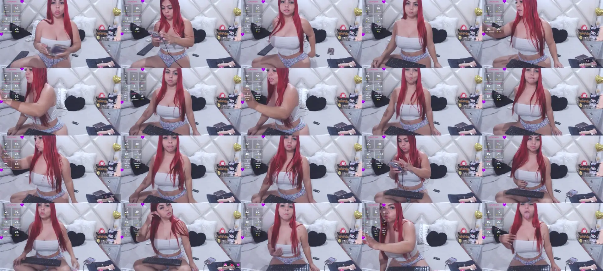 Carolaynxx photo contact sheet