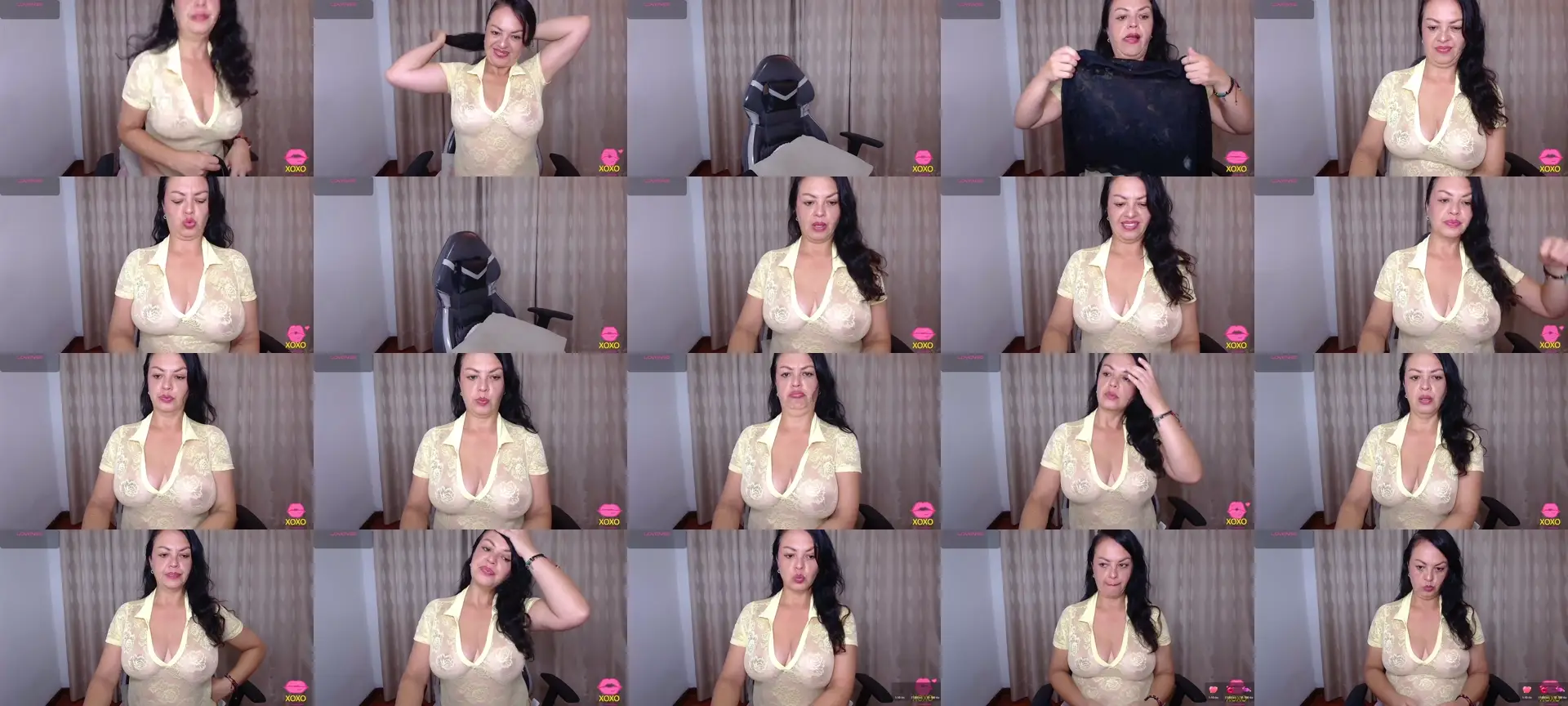 ClaraHotMilf photo contact sheet