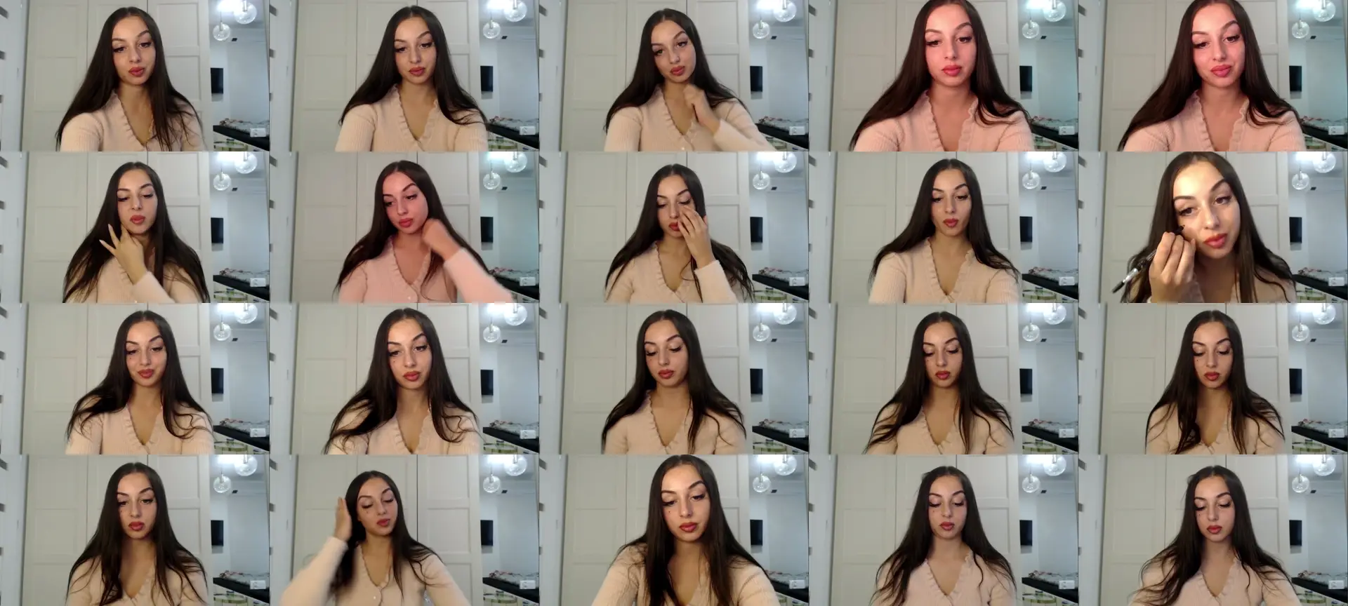 CourtneyShow photo contact sheet