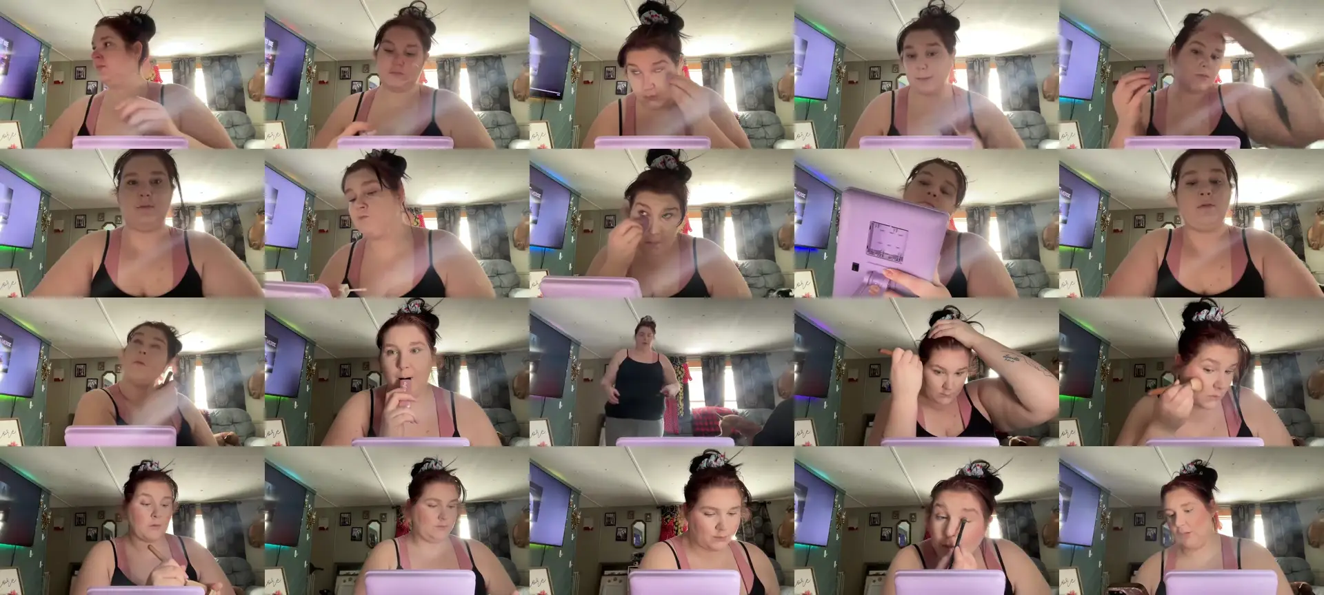 Curvyjane420 photo contact sheet