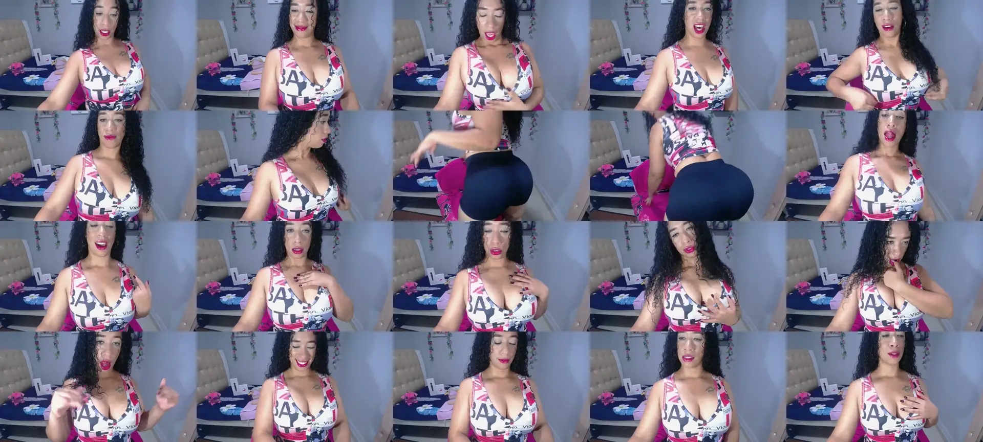 Delila_hot photo contact sheet