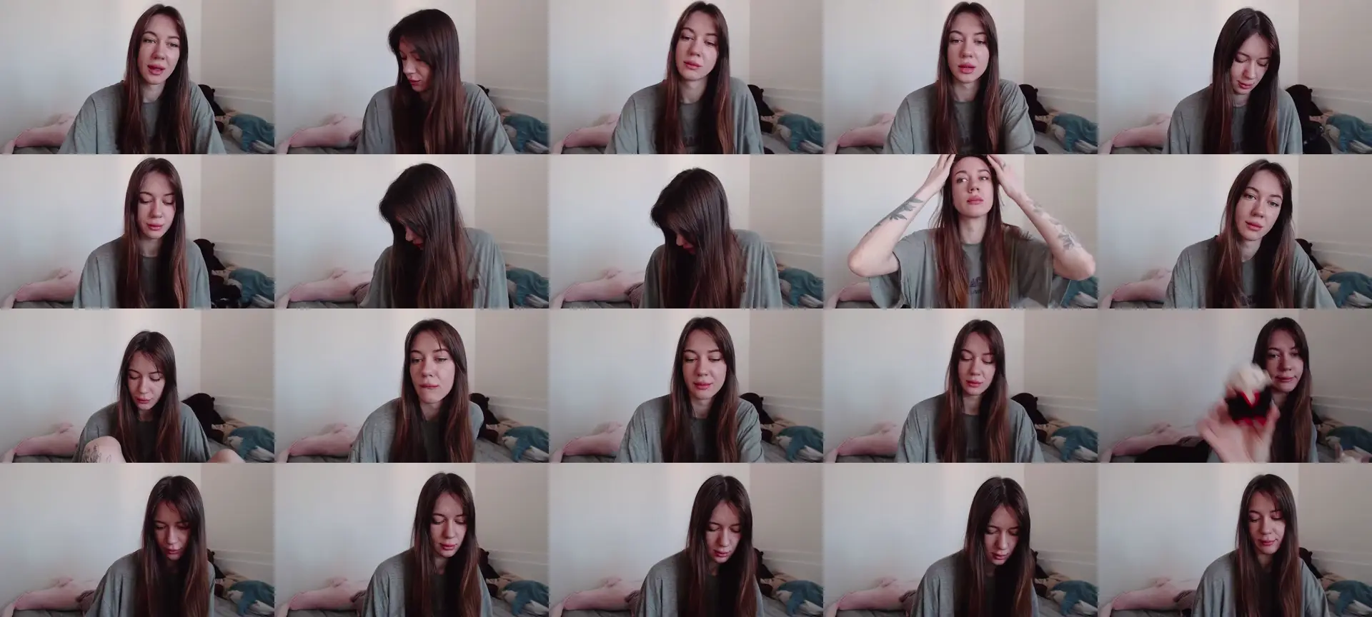 DemiAmourrrr photo contact sheet