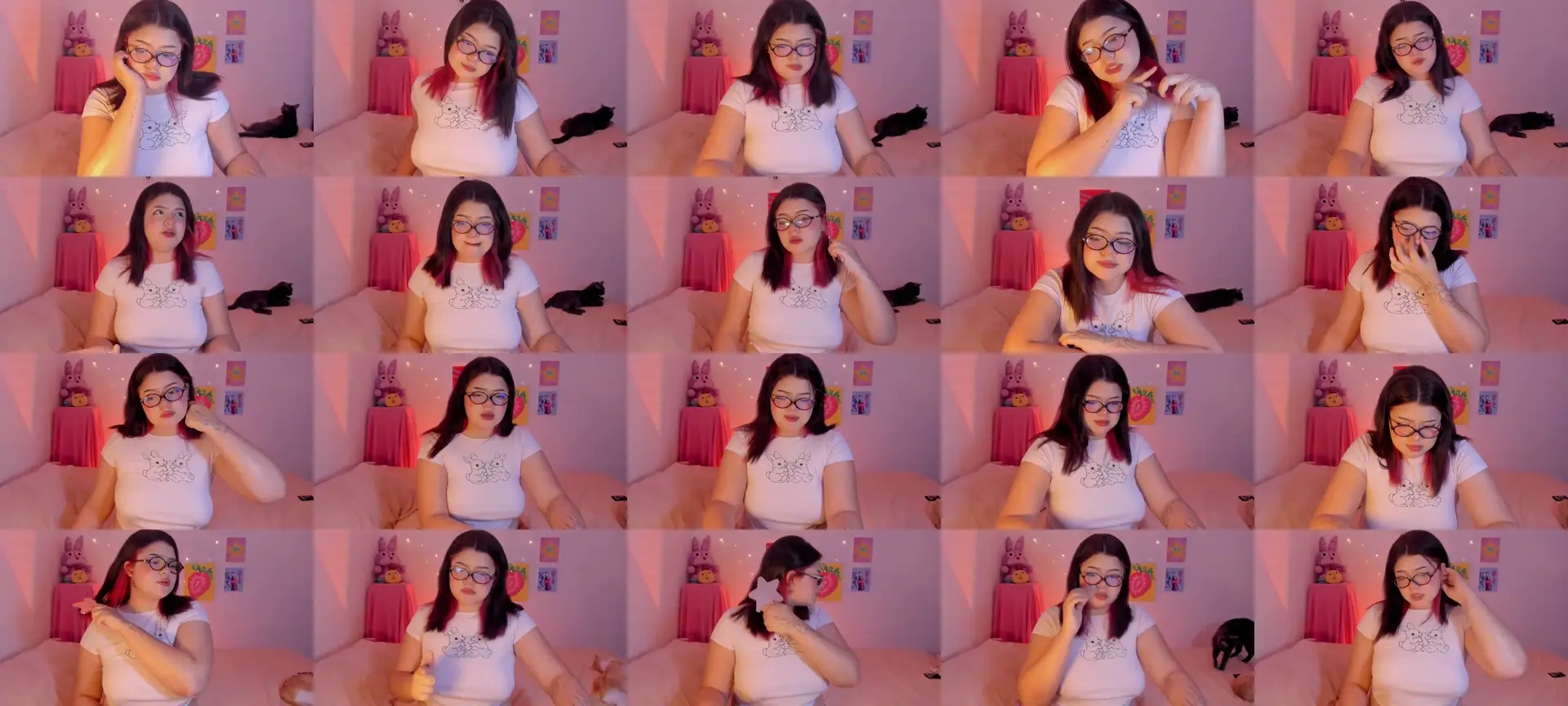 Ela_Bunny photo contact sheet