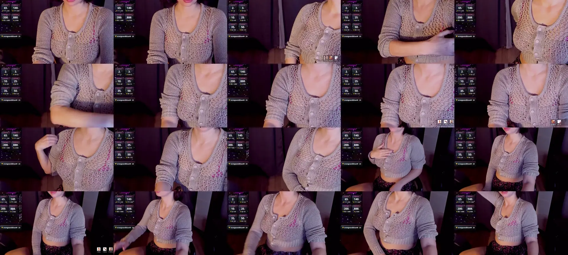 FairyEvelyn photo contact sheet